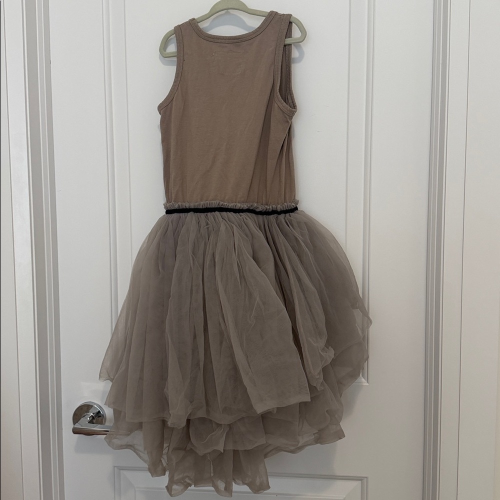 Nununu taupe tutu dress size 6/7 - Picture 4 of 4